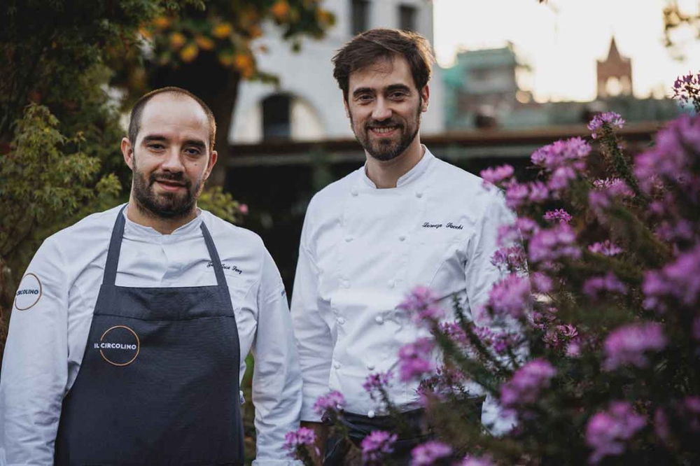 Juan Josè Sanz e Lorenzo Sacchi chef del pollo fritto con waffle