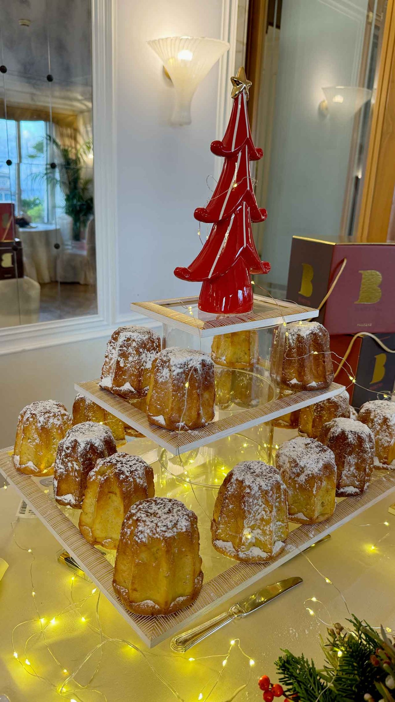 pastiera napoletana reinventata per Natale: pandoro di Luigi Biasetto