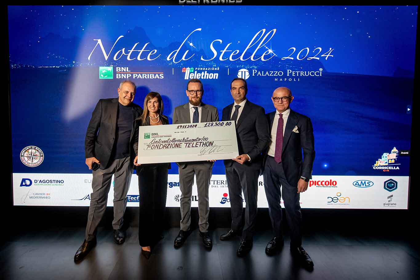 Notte di Stelle 2024 dona 128.300 euro a Fondazione Telethon