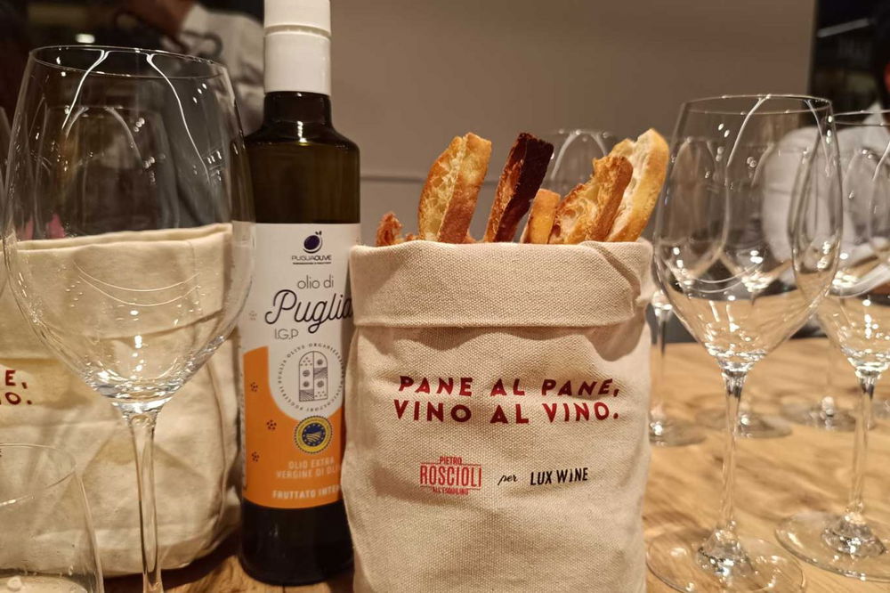 Crostini di Forno Roscioli da Lux Wine a Roma