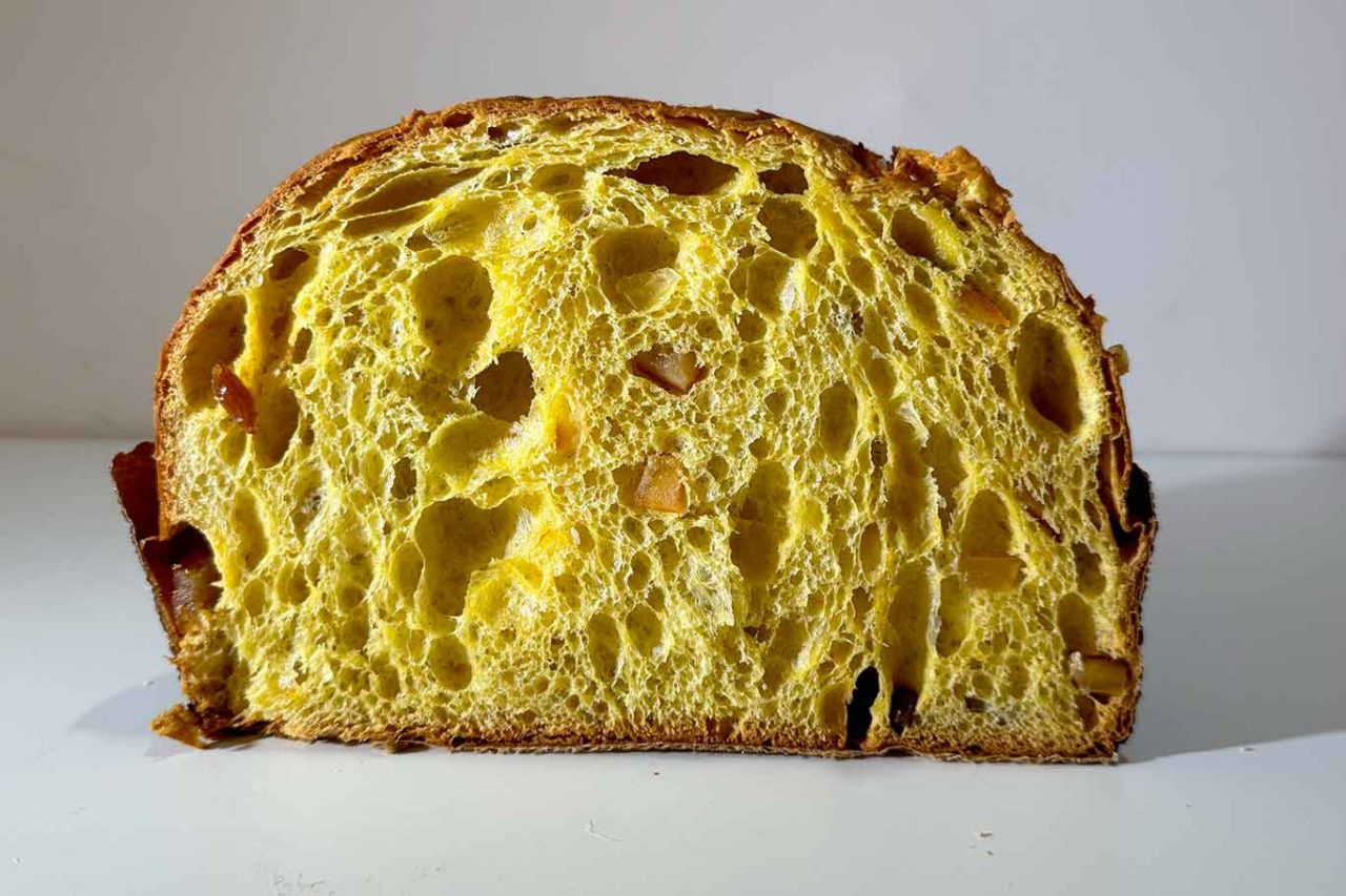 classifica Scatti di Gusto migliore panettone artigianale tradizionale in assoluto 2024: il taglio di Follador