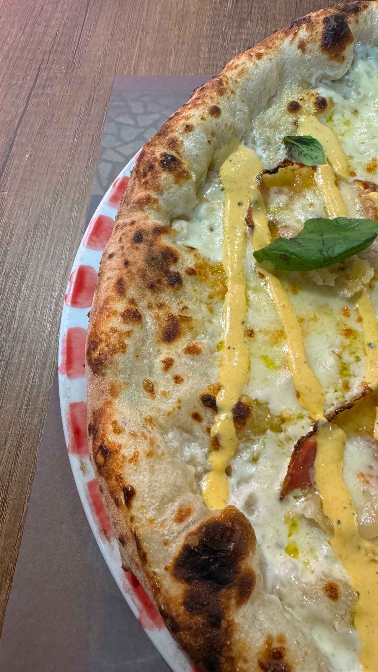 la pizza carbonara di Errico Porzio