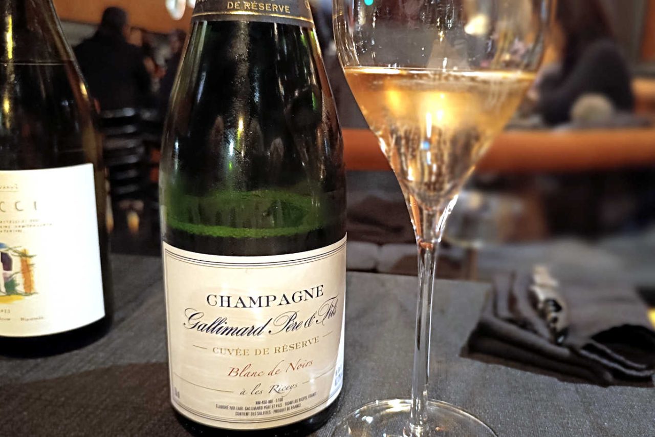 Champagne blanc de noirs Gallimard Pere et Fils