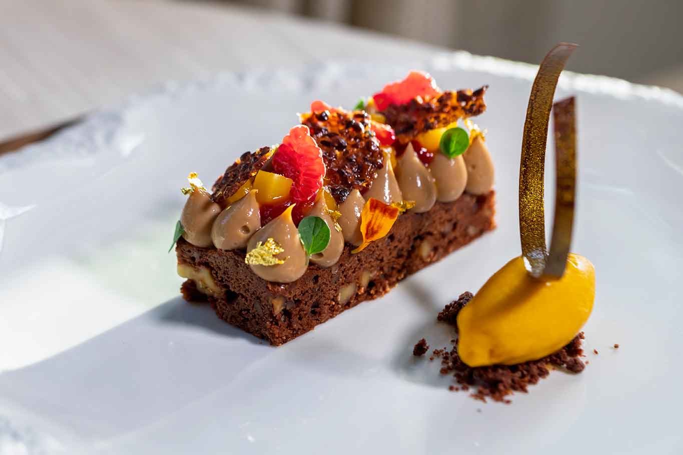 Gianduia, noci, nocciole e mango