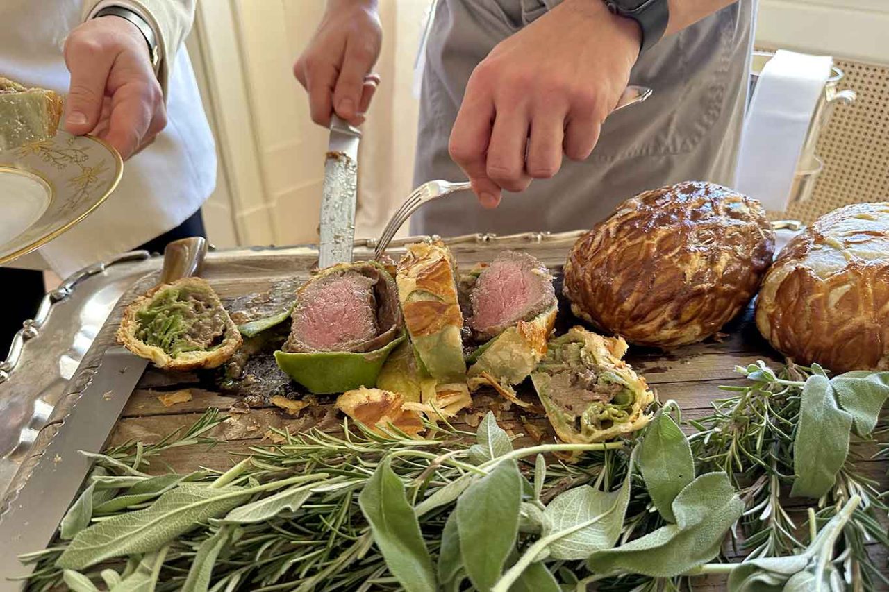 il beef wellington di Viviana Varese a Villa Passalacqua