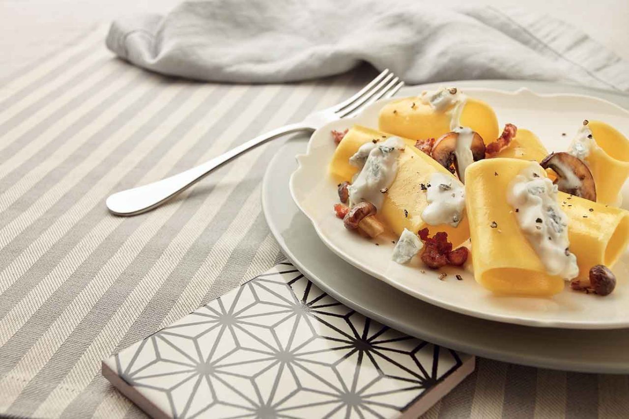 le ricette con il gorgonzola: paccheri