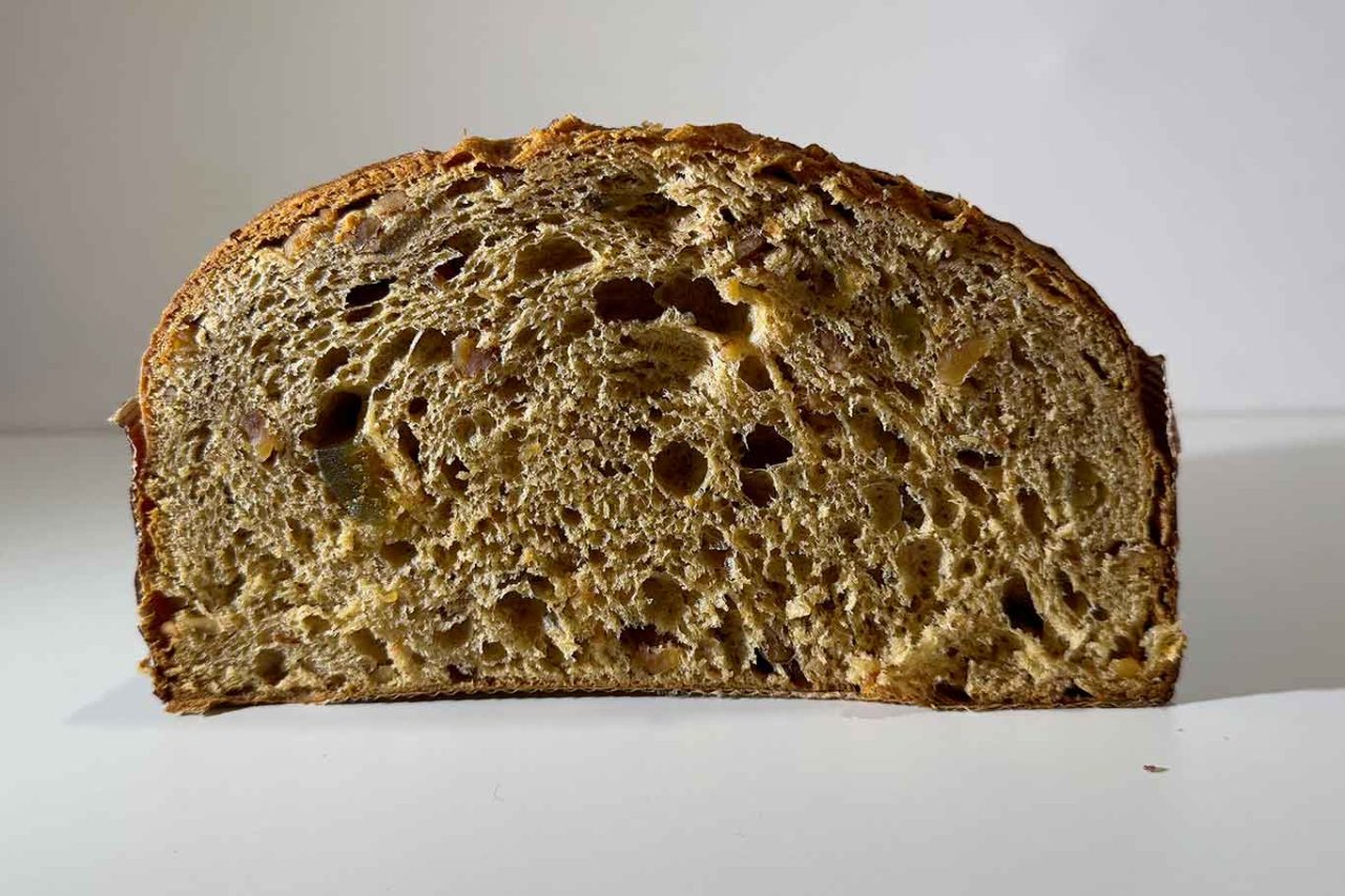 panettone Pepe Mastro Dolciere con fichi, noci e cannella