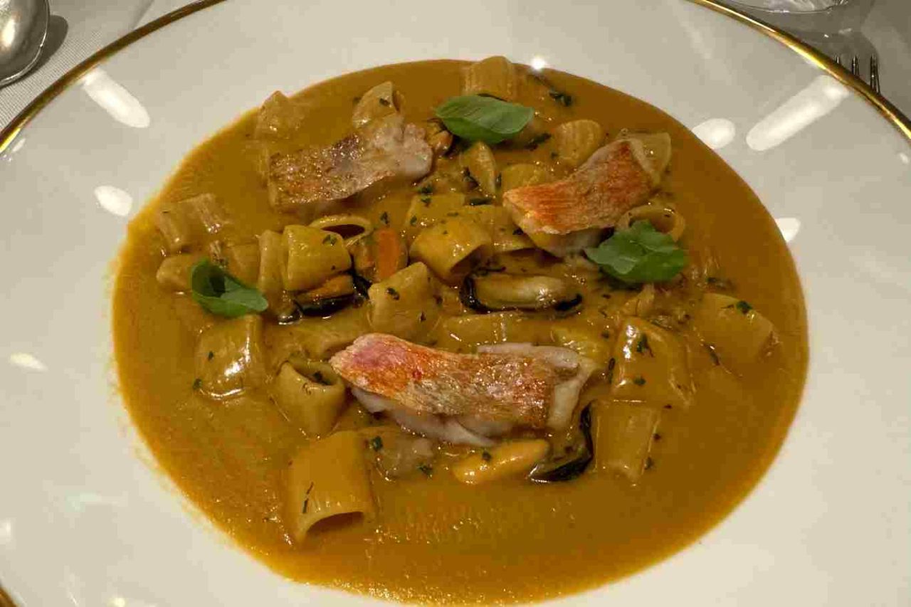 ristorante osteria afrodite milano pasta fagioli mista pesce