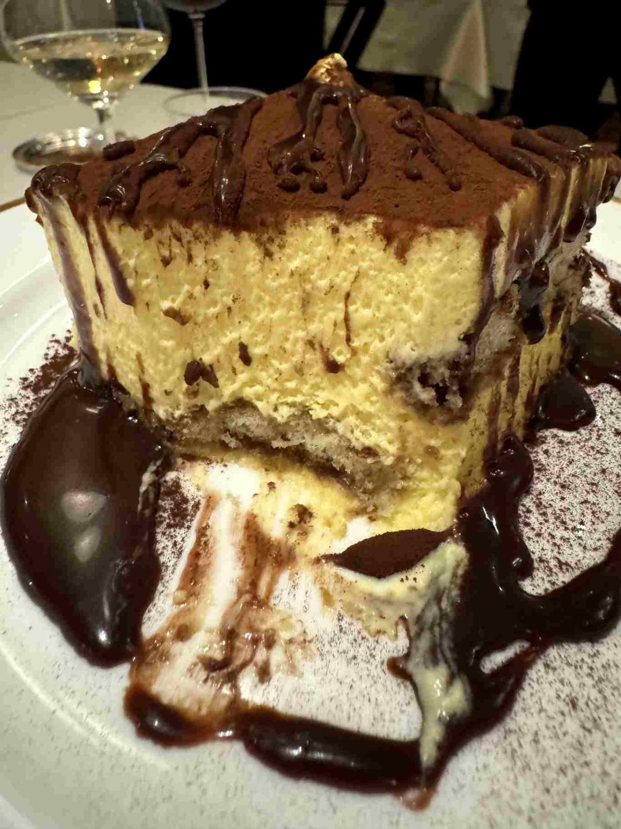 ristorante osteria afrodite milano tiramisu