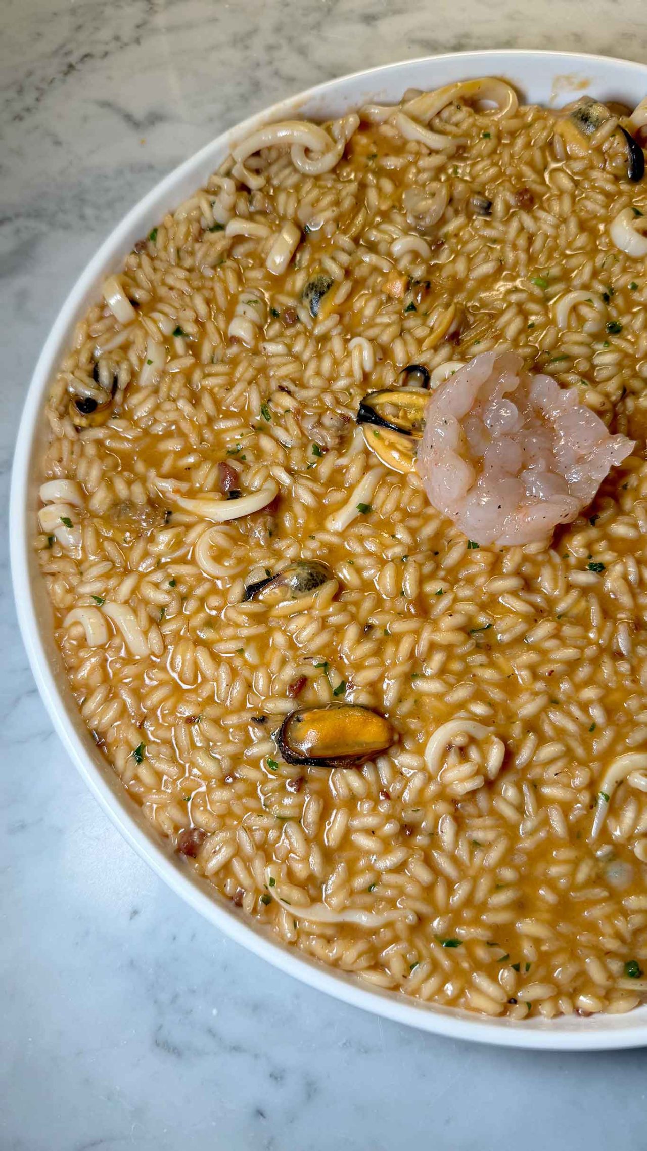 risotto alla pescatora di Bistrot di Pescheria a Salerno