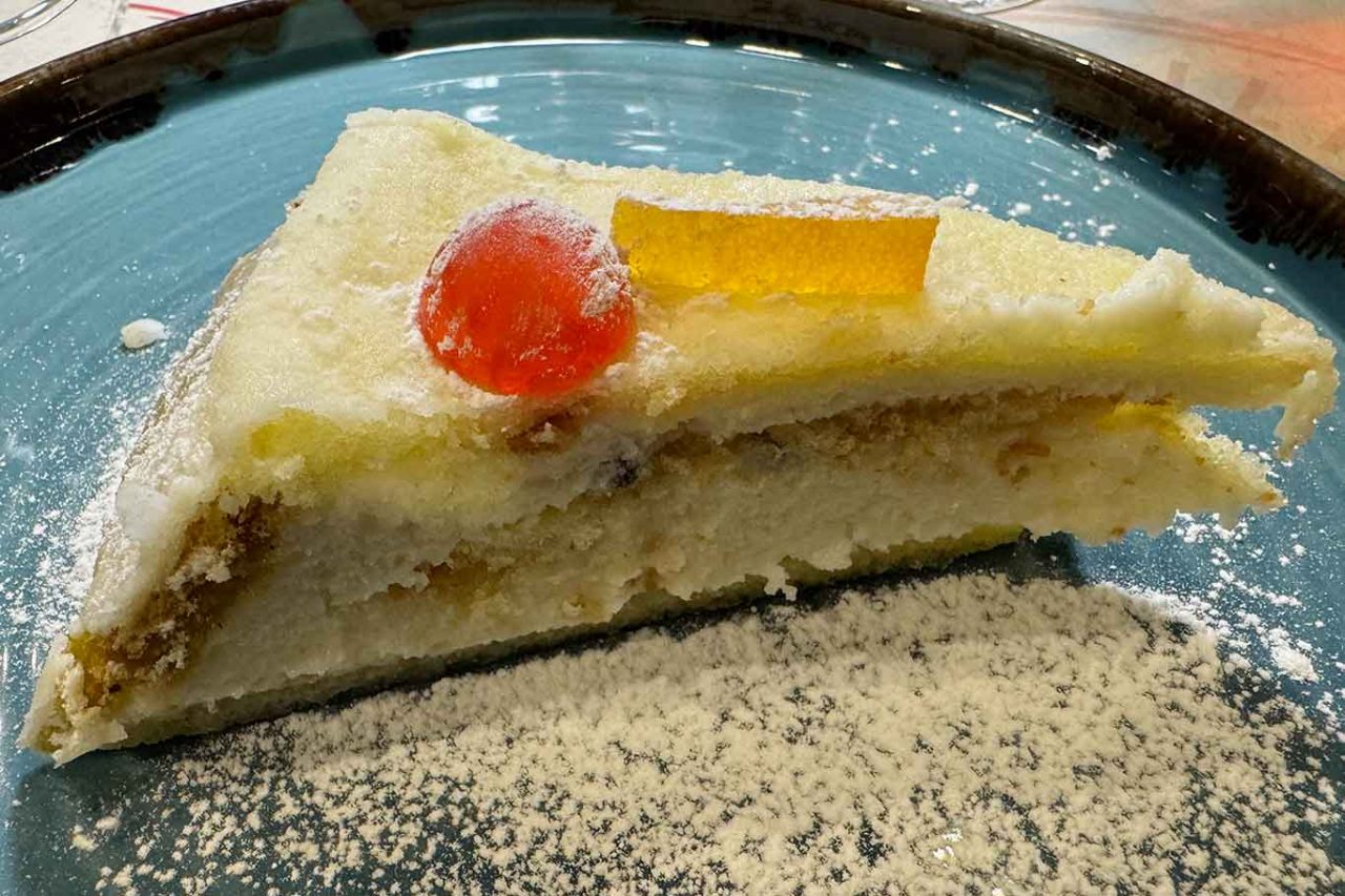 la cassata di Buatta Cucina Popolana a Palermo 