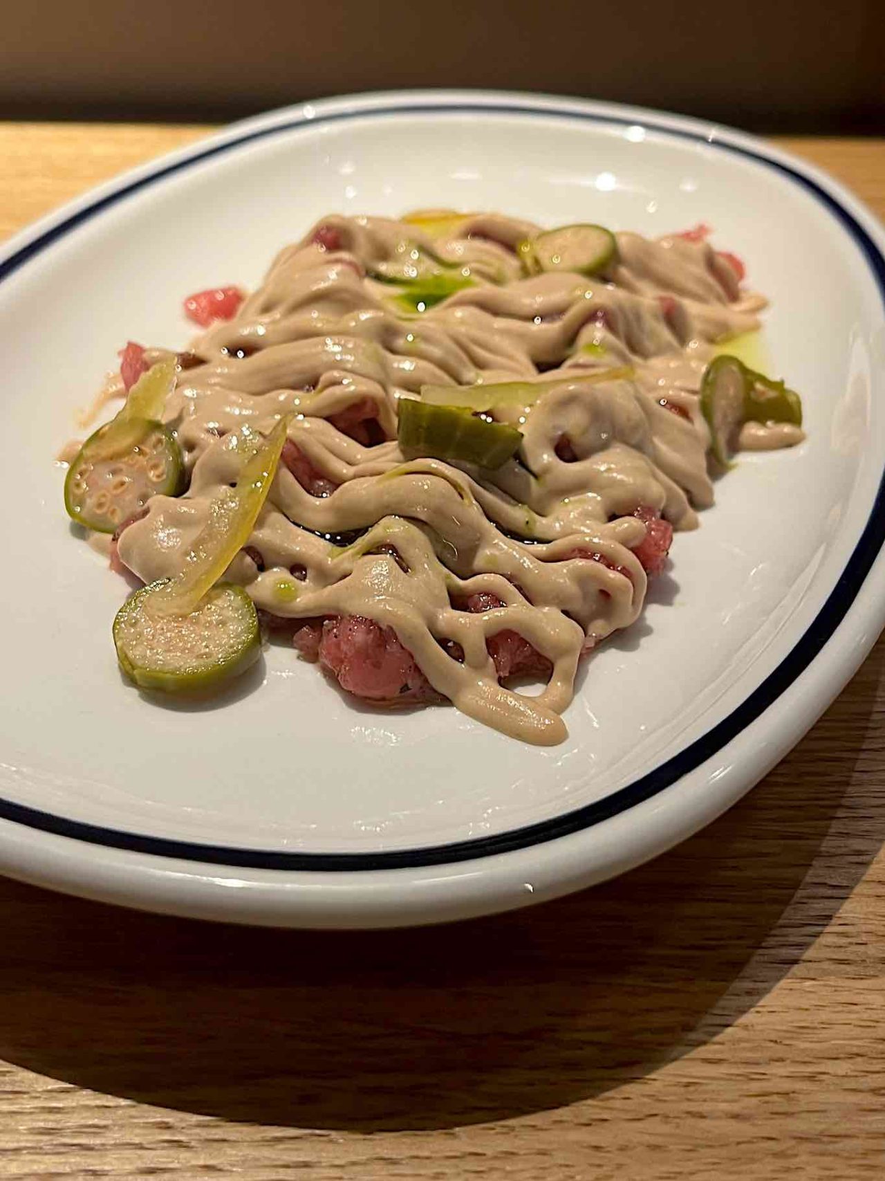 Battuta di fassona dell’osteria Muro a Torino 