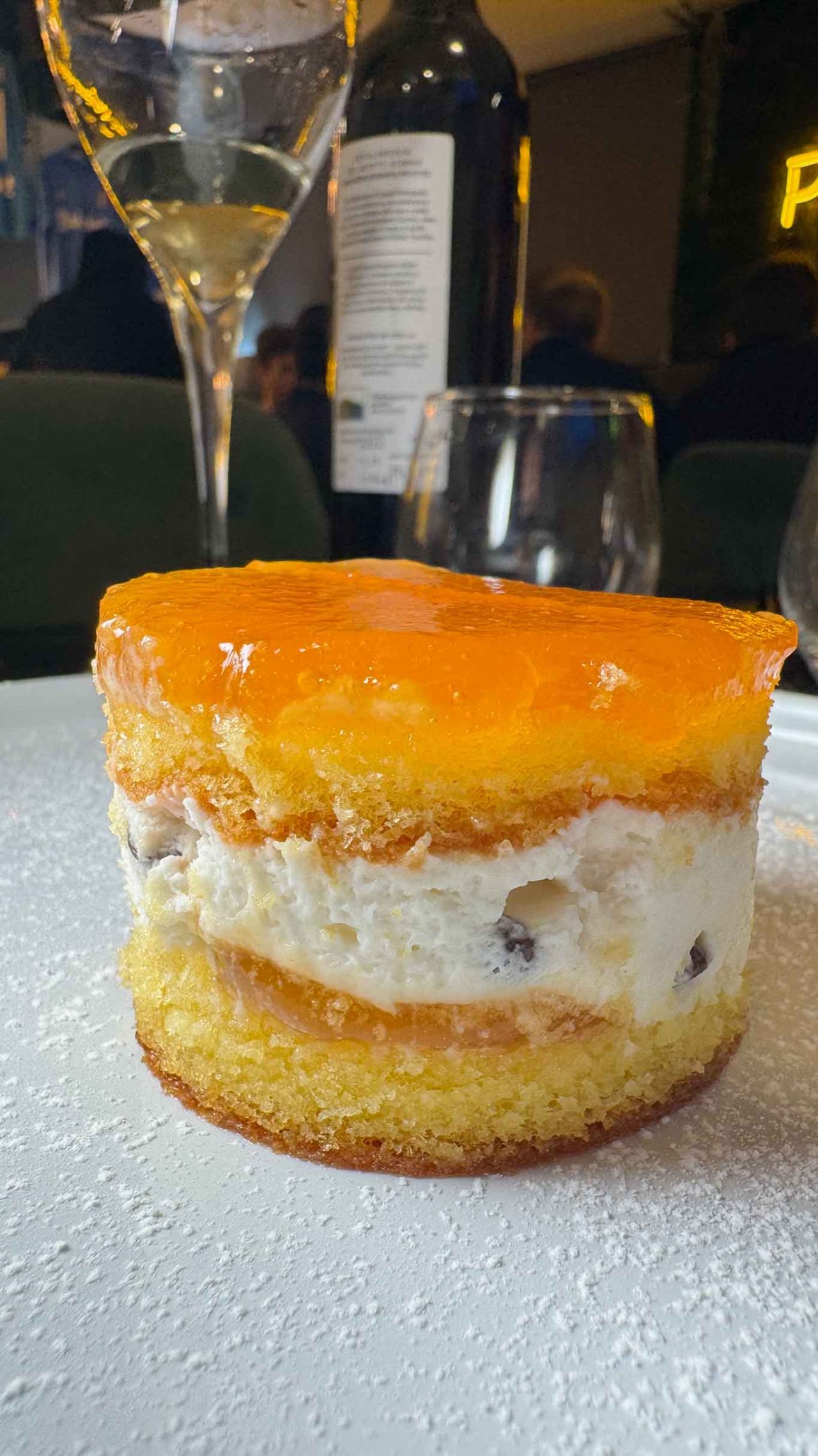 la cassata della pizzeria I Fontana a Somma Vesuviana 