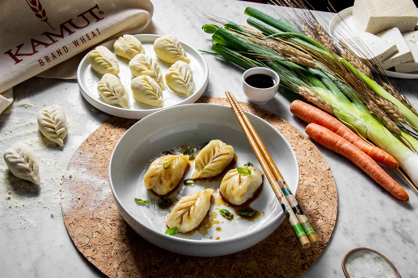 Ravioli cinesi alla piastra, ricetta vegana con il ripieno di verdure