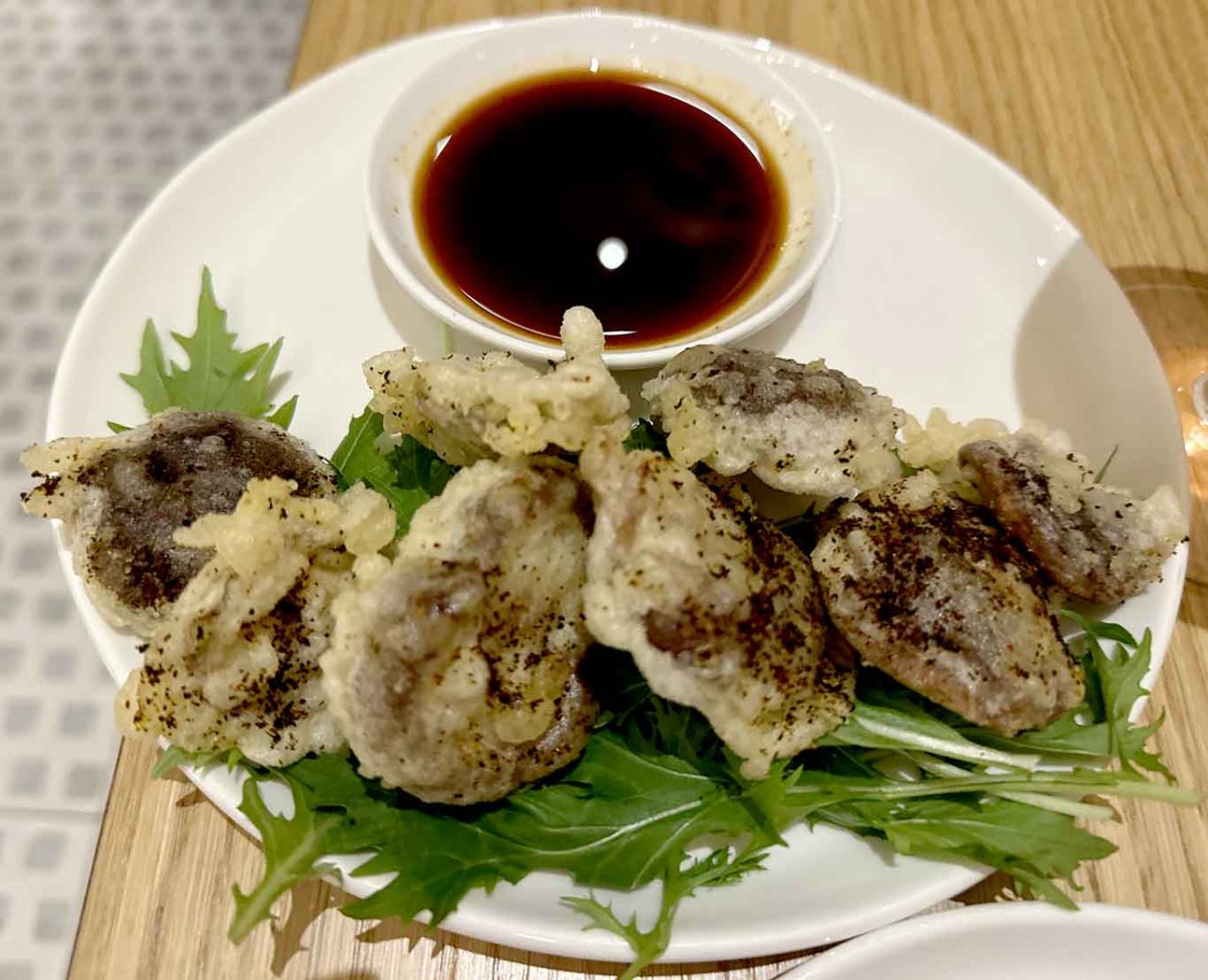 la tempura di funghi del ristorante giapponese CasaNori a Milano 