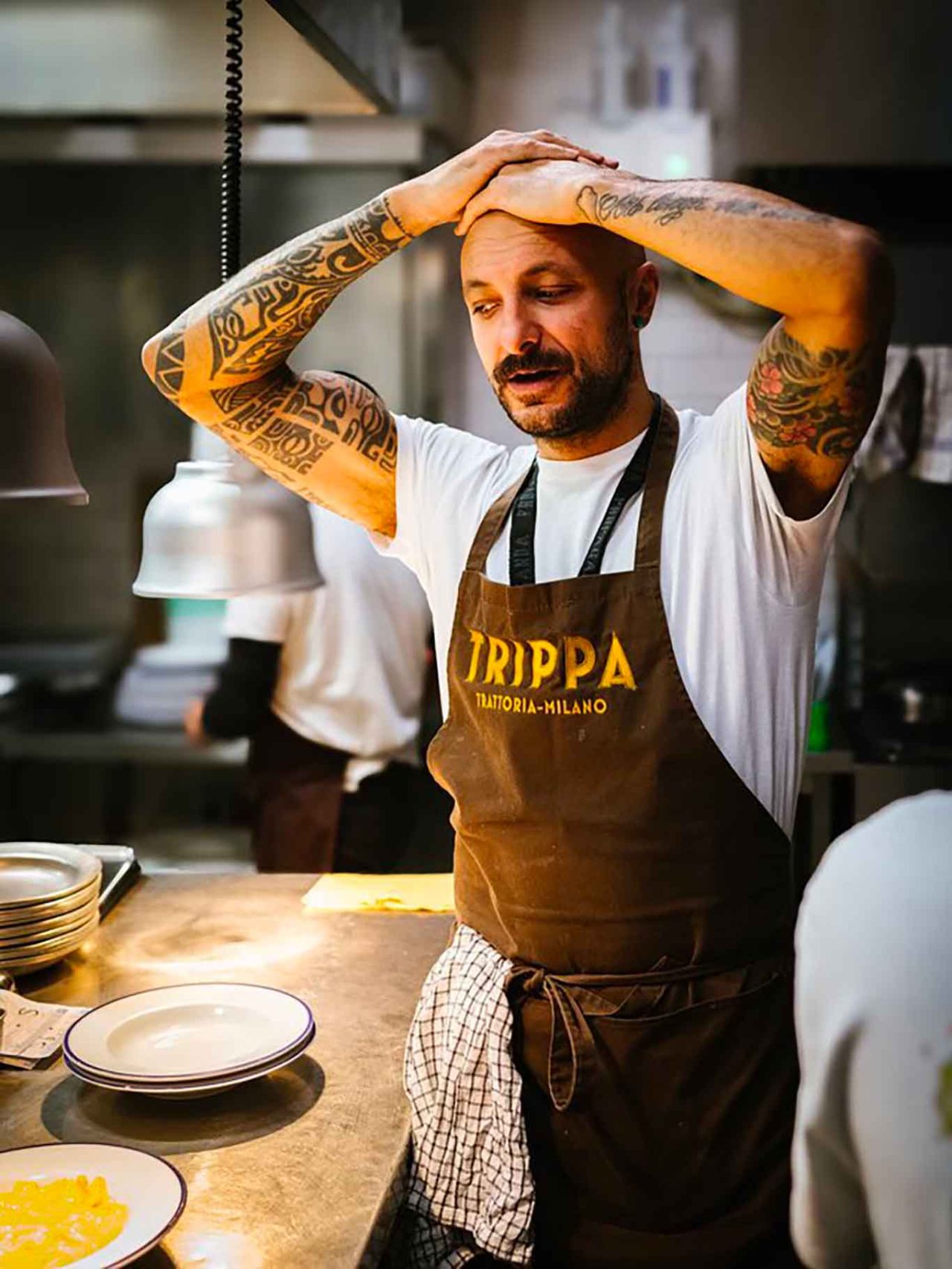 Diego Rossi della trattoria Trippa a Milano