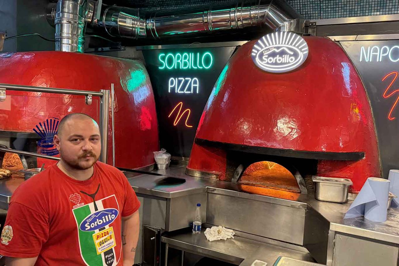 i forni della pizzeria Sorbillo ai Tribunali