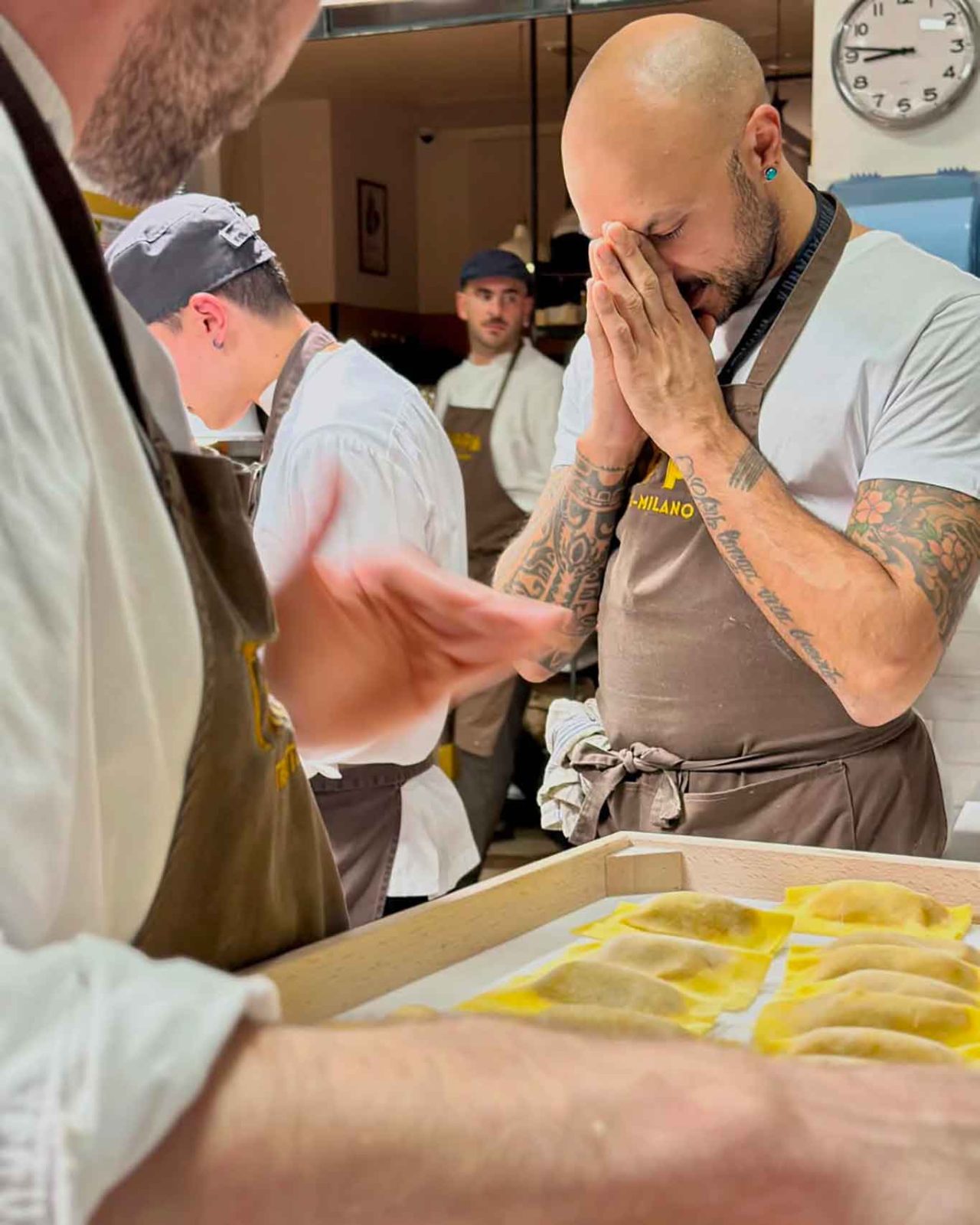 i tortelli della trattoria Trippa a Milano