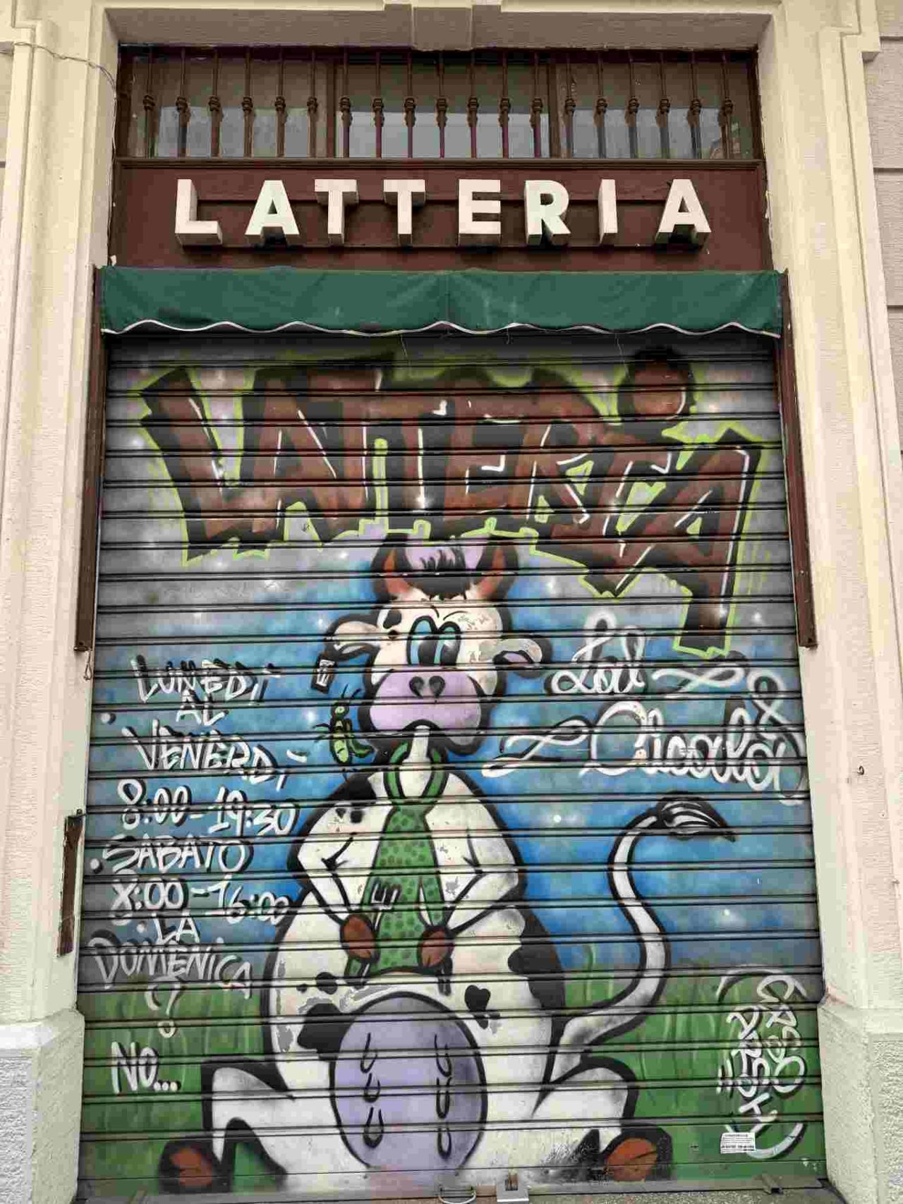 latteria la cicala milano  saracinesca