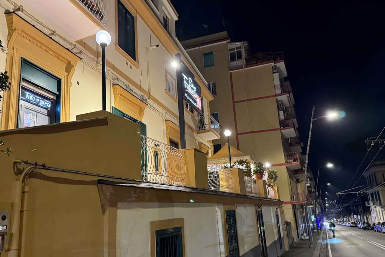 La pizzeria di Simone Fortunato a Portici