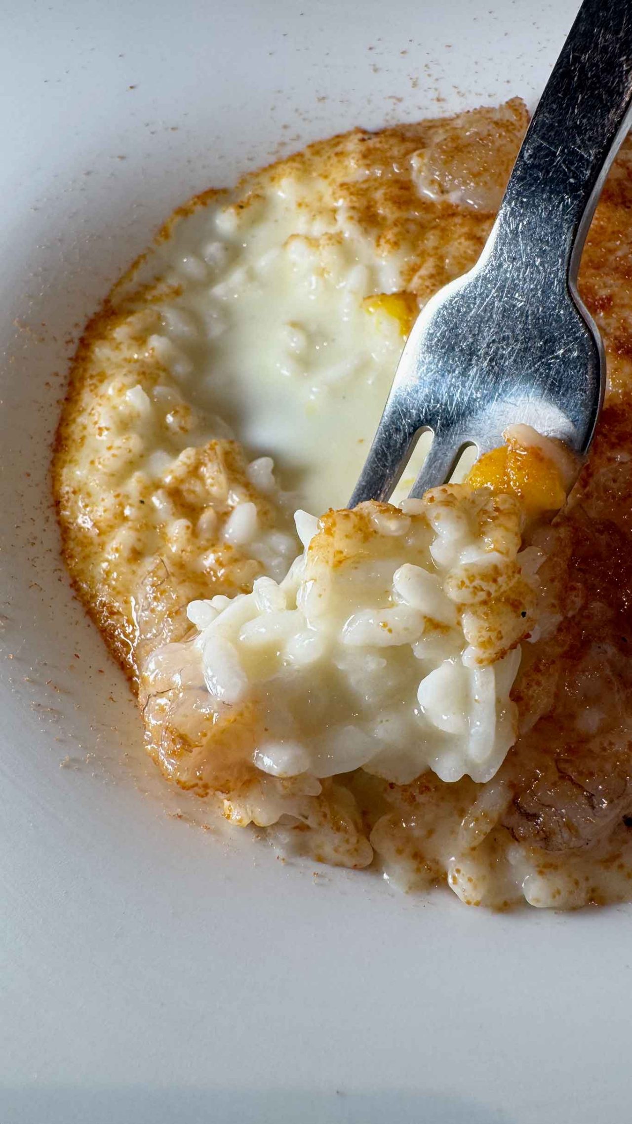 il risotto con le pannocchie del ristorante Palazzo Petrucci a Napoli 