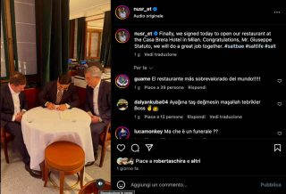 Salt Bae apre il suo nuovo ristorante a Milano vicino alla Scala