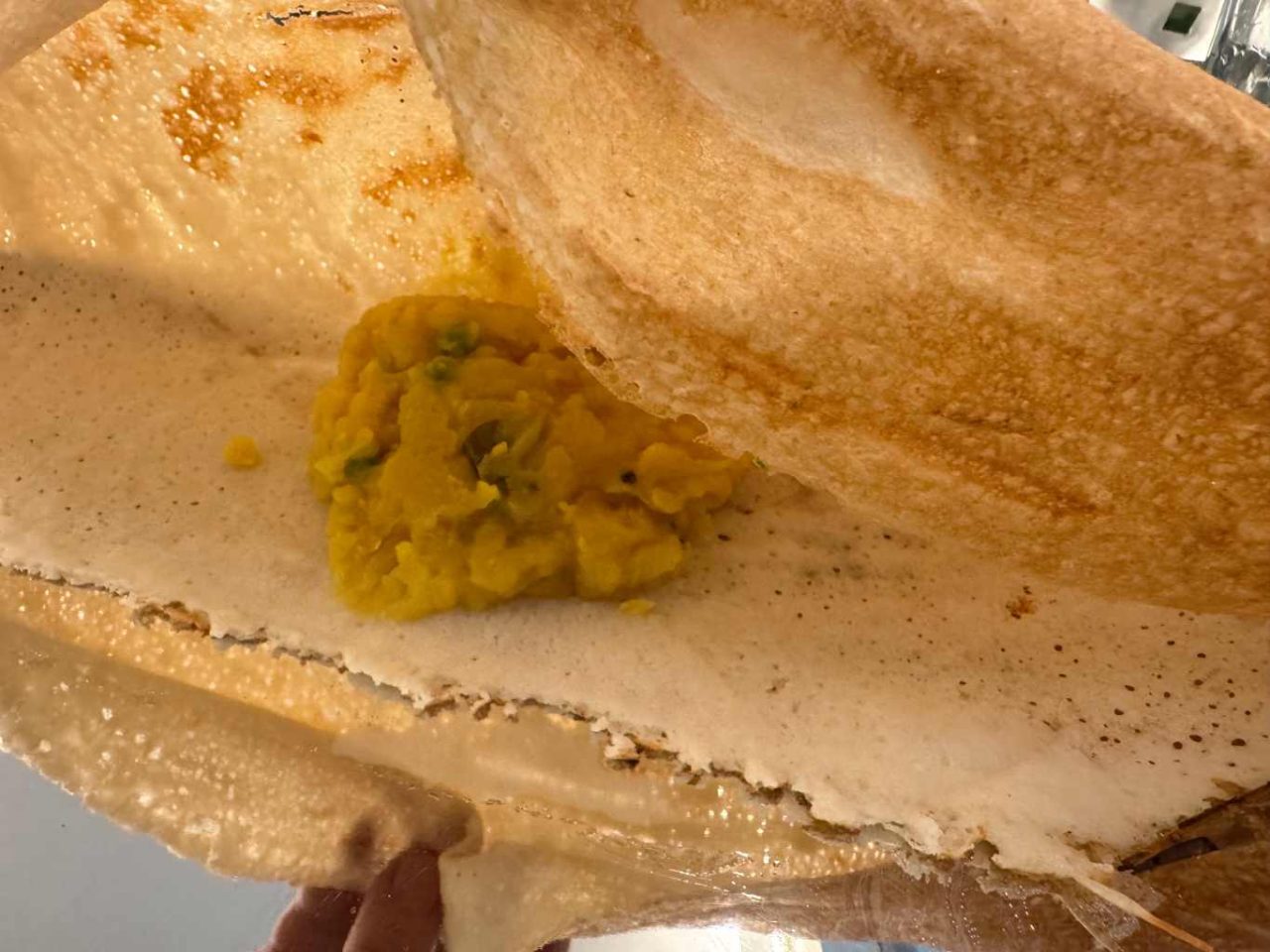 masala dosa ripieno