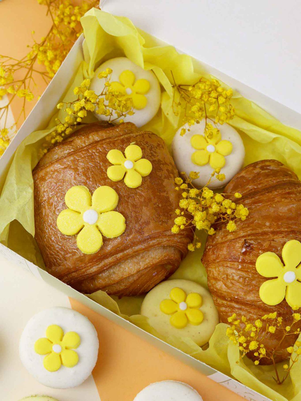 la colazione per la Festa della Donna della pasticceria Nunù Patisserie di Giovanna Napoli a Pomigliano d'Arco