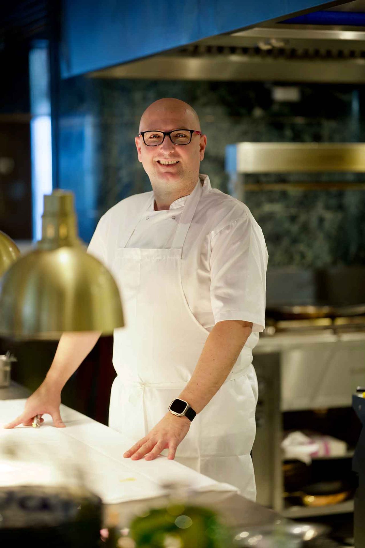 lo chef del ristorante Alba a Londra 